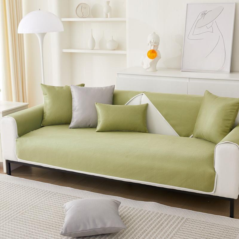 

Подушка для дивана, летняя новинка, летний летний коврик, чехол для дивана, легкий, роскошный, современный, с полным покрытием, ткань для полотенец, нескользящие подушки для сиденья 70*70cm