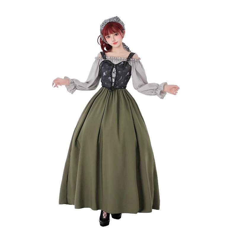 Medieval Renaissance Dress Oktoberfest Dress Performance Dress Court
