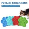 1pc pet supplies suction cup licking pad pet meal pad silicone slow feeding pad slow feeding pad dog licking pad