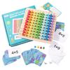 Child's Educational Toy: 3-in-1 Multiplication Board for Learning Numbers 1-100