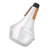 Aluminum Alloy & Cork Strips Practice Trumpet Mute Brasses Musical Instrument Part Accessory
