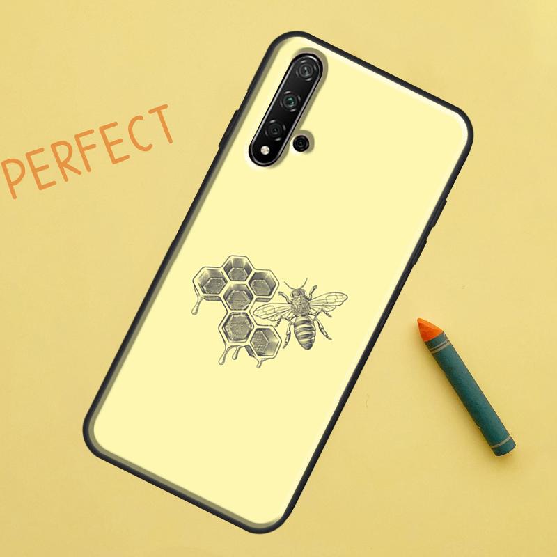 Bee Honey For Huawei Nova 8i 12i 11i 12s Y73 Y72 Y61 Y91 Y90 Y70 Y60 9 10 SE P30 P40 Lite P60 Pro Case