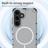 Magnetic Armor Case For Samsung S25 Ultra S24 S23 Plus A55 A54 A35 A25 A15 A13 For Magsafe Heavy Duty Rugged Shockproof Cover