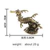Antique Marine Animals Seahorse Brass Ornaments Garden Miniatures Hippocampus Tea Pet Desktop Decorations Collectible Souvenirs