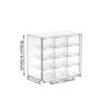 1pc drawer style 6-grid/9-grid/12 grid bracelet jewelry storage box desktop jewelry stationery lipstick dustproof storage box