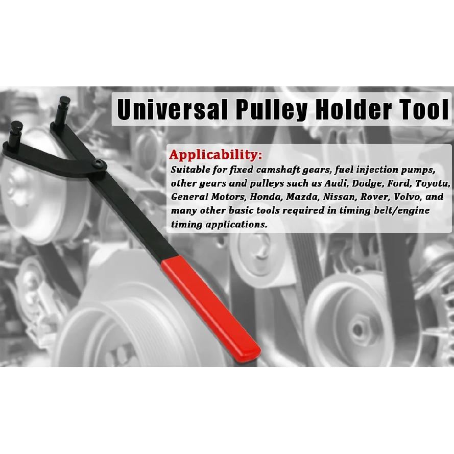 Universal Camshaft Pulley Holder Tool Holding Tool for GM Axle Pulley Fixing Tool Sprocket Tool Timing Gear Tooll Kit