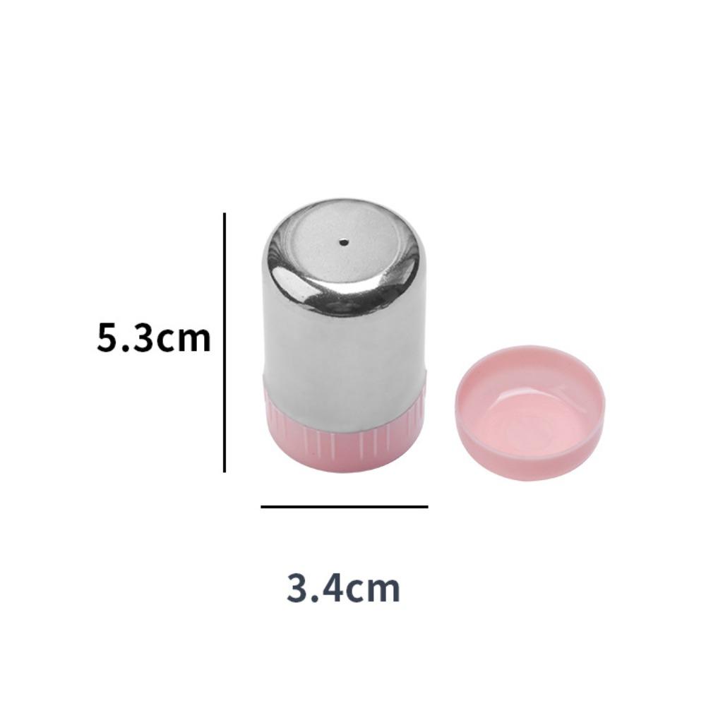 Stainless Steel Salt Shaker with Dust Cover Condiment Jar Mini Seasoning Bottle  Kitchen