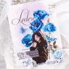 Yuezhen Rainbow Rose Large Journal Waterproof Vintage Floral PET Sticker Pack
