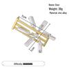 Zinc Alloy Kongming Puzzle Lock: Disentanglement Ring Educational Toy
