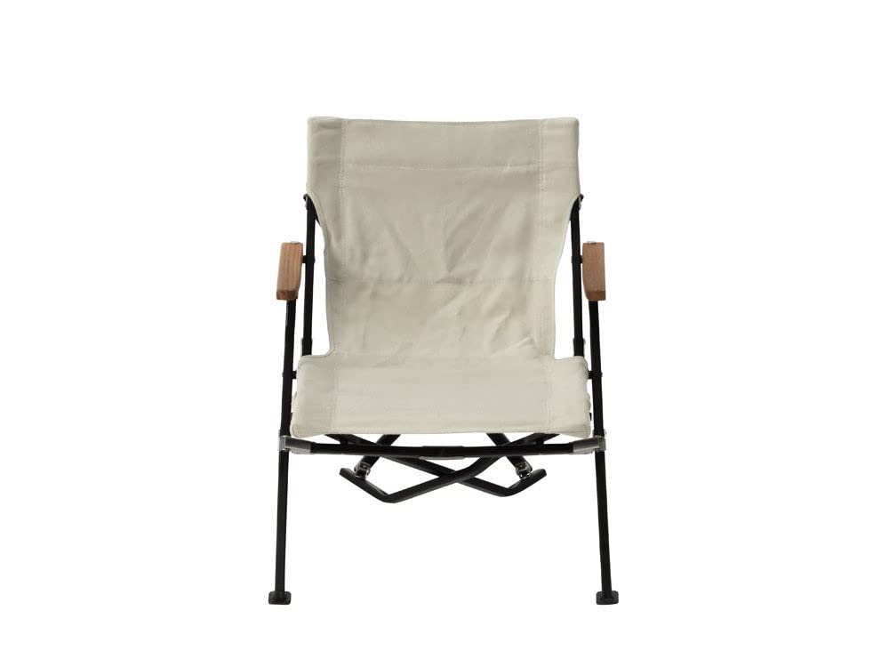 Snow Peak Chair Low Chair 30 Short Ivory Folding Camping Outdoor LV-093IV