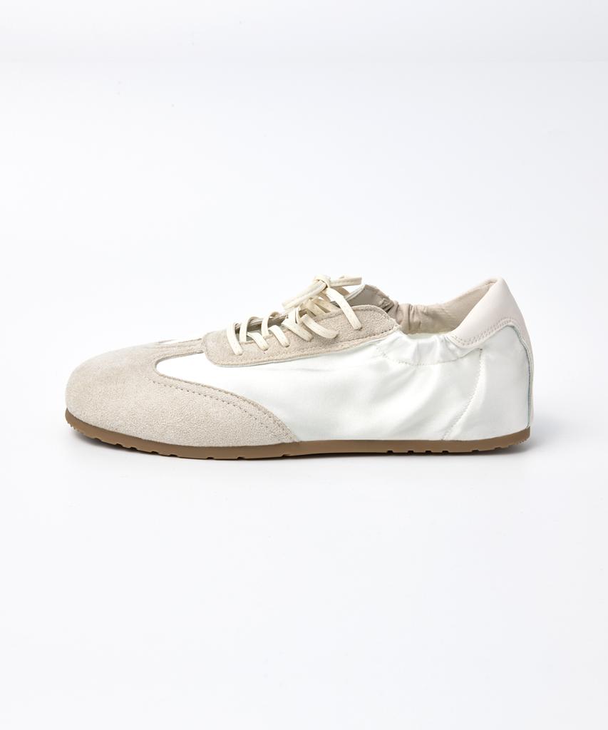 Mogaus Soft Satin Ballet Flat Sneakers 2 Colors