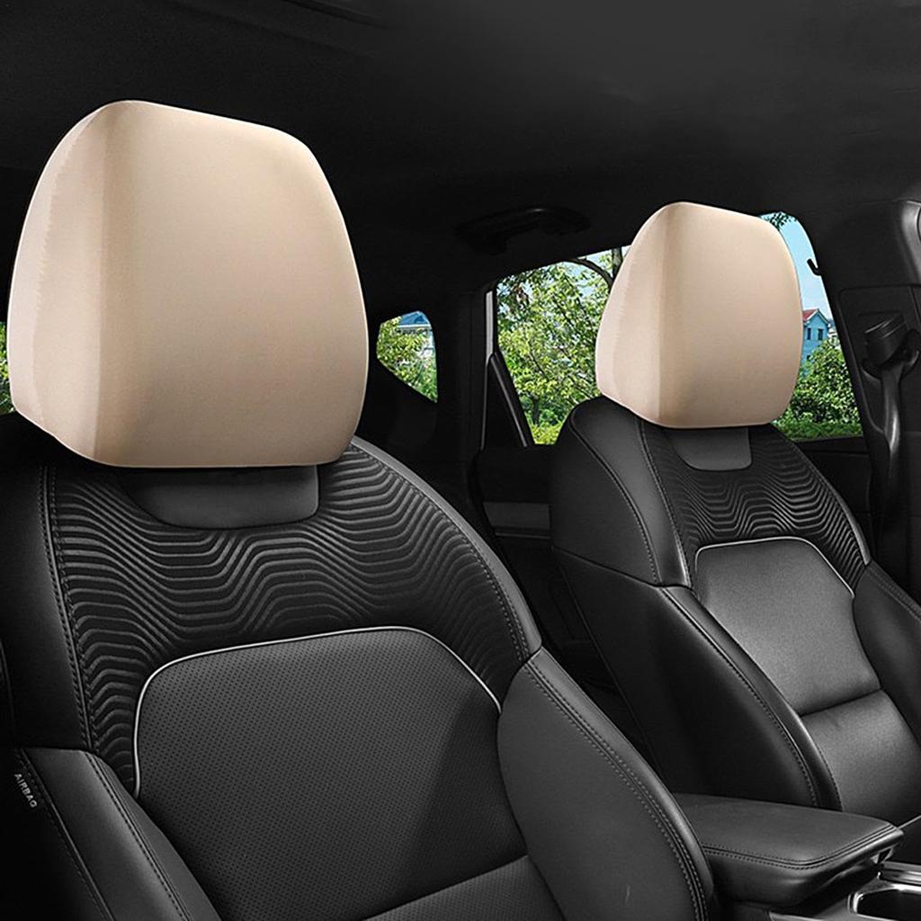 Headrest Cover Universal Model Headrest Cover for Car Mount Driver Passenger Seat Cover Car