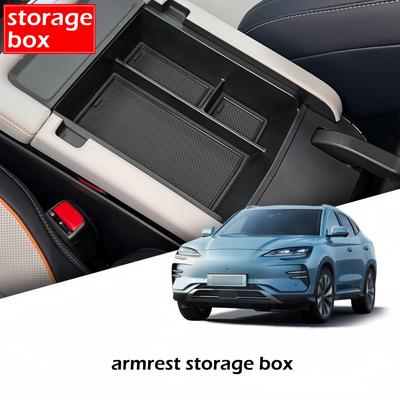 Armrest Storage Box Cup Holder for BYD Seal U Sealion 6 Song Plus Champion Edition 2025 2025 2025 Car Interior Accessories