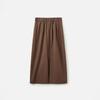 broadcast Women's Khaki Commuter Slit Mid-Length Skirt