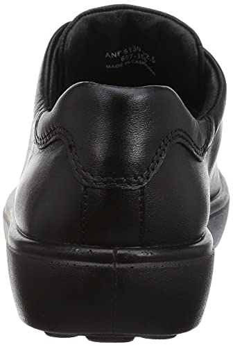 Achilles Sorbo Women's Genuine Leather Walking Shoes, Comfortable and Shock-Absorbing, Size 3E, Black, ANF 5130, Size 24.0 cm