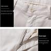 Men's Tencel Linen Blend Straight-Leg Casual Pants