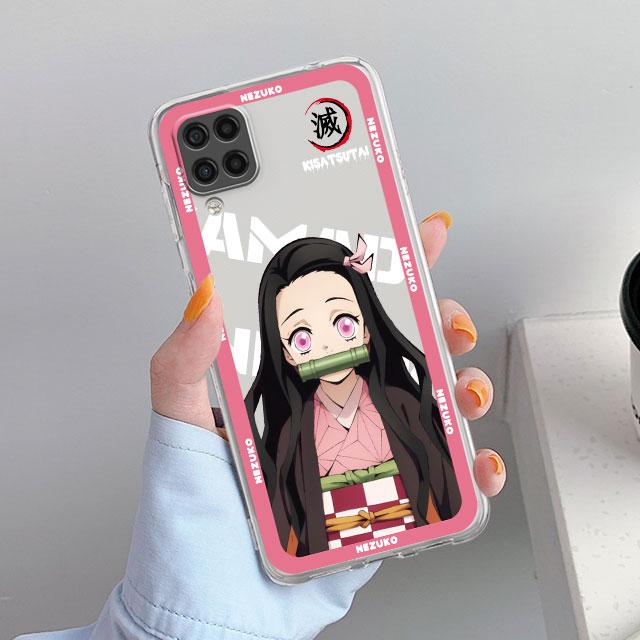 Demon Slayer Cute Clear Case For Samsung Galaxy A52 A12 A51 A32 A21s A71 A32 A22 50 A70 A31 A72 5G Phone Cover