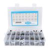 500Pcs Electrolytic Capacitor 0.1uF‑1000uF 16V‑50V 24 Values Aluminium Capacitor Assortment