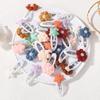 50pcs/set Random Color Cute Star Floral BB Clips For Baby Girls Sweet Snap Clips Hairpins Kids Hair Accessories