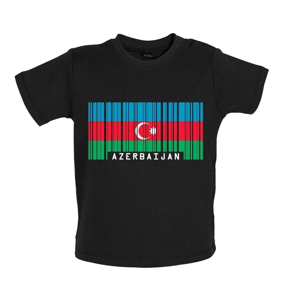 Azerbaijan Flag - Baby T-Shirt / Babygrow - Baku Country Travel Azerbaijani 160