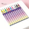 Nail Design Pens 12Pcs Art 3D Quick Dry 0.5MM DIY Gel Acrylic Markers Set Paint Point Graffiti Dotting Liner Pen Drawing Painting Tools
