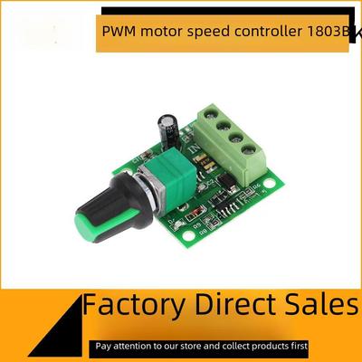 PWM DC Motor Hız Kontrol Cihazı, 1.8V-12V, 2A Ayarlanabilir Anahtarlı (Model 1803BK)