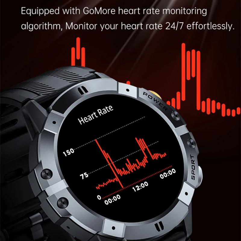 2025 New Outdoor Man's Smart Watch Bluetooth Call Smartwatch Fitness Tracker Clock IP68 Waterproof Watches Woman for IOS Android