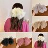 Oversize Hair Bow Girls Hairpin For Women Net Yarn Bowknot Ribbon Scarf Hair Clips Princess Wedding Hair Accessories Spring Clip