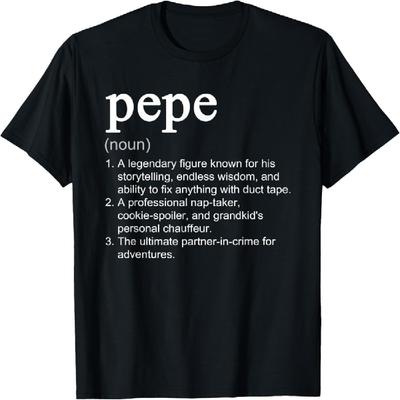 Pepe Definition Lustiges Substantiv Cooles T-Shirt