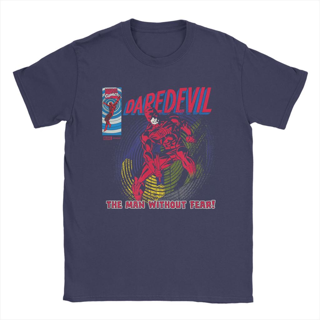 Echte Grappige Daredevil Legacy Comic Cover T-shirt Heren O-hals T-shirt TV-serie Korte mouw T-shirt MerchJacket