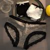 Sexy Lace Panties Seamless Low Waist Ultra-thin Transparent Bow Ladies Briefs Sweet Girl Panties