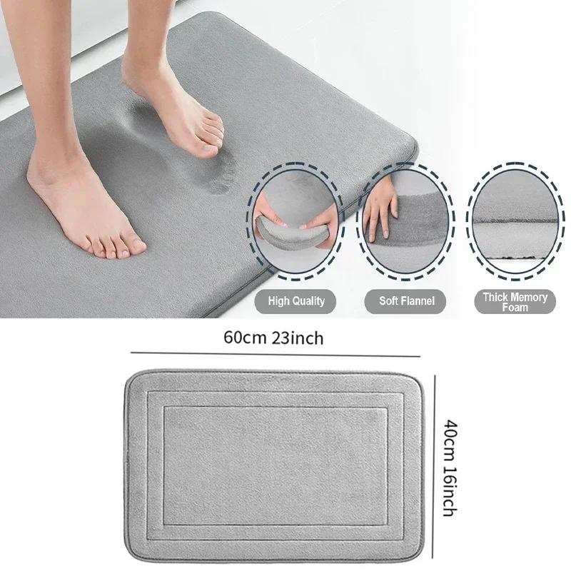 Leaf & Letter Patterned Home Welcome Print Door Mat Absorbent Quick-Drying Non-Slip Entrance Carpet for Living Room Bedroom Rug