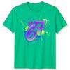 Graffiti 67 Unisex T Shirt Bright Neon Paint Slogan Six Seven Meme Number Day