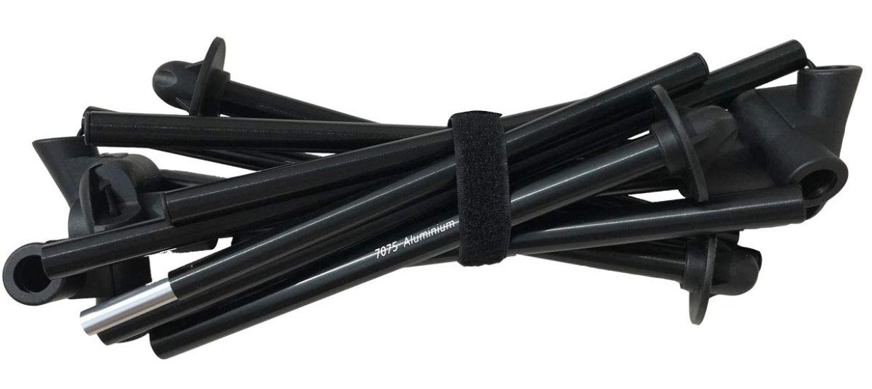 

PONCOTAN Ultra Light Fit Chair Parts Individual (Frame Pole: Black)