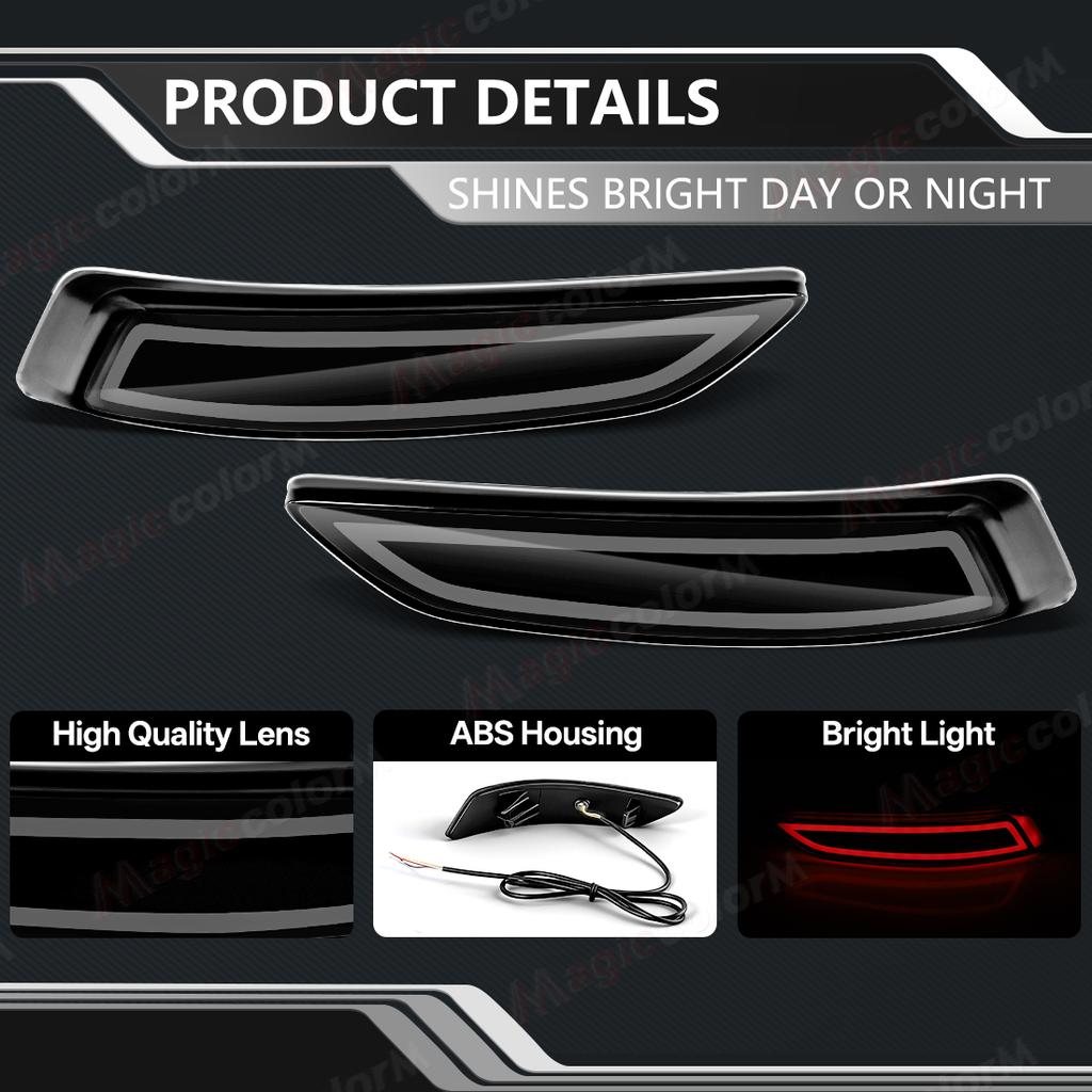 For Toyota Axio Corolla 2015-2018 Rear Bumper Reflector Lights For Lexus LS460 LS600hL 13-16 Brake Lamp 81910-50010 81920-50010