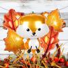 Jesienne balony na Święto Dziękczynienia Dyniowe balony foliowe z liści klonu Jesienne balony na Święto Dziękczynienia Dekoracje na Baby Shower Urodziny