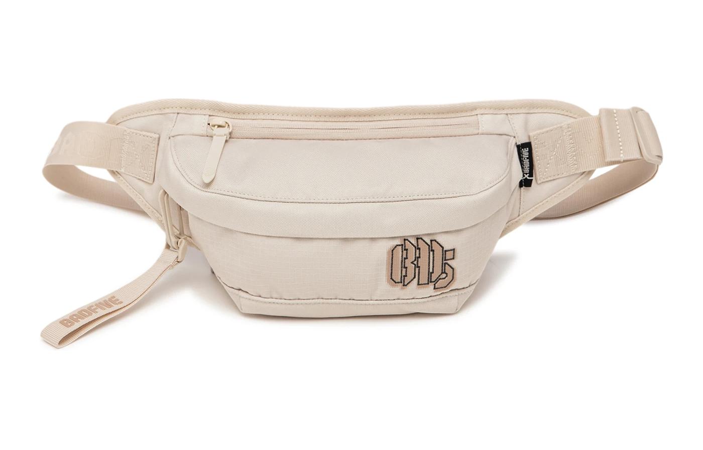 Li Ning Polyester Crossbody Bag Sling Bag Medium Unisex Gravel Gray ABDU101-2