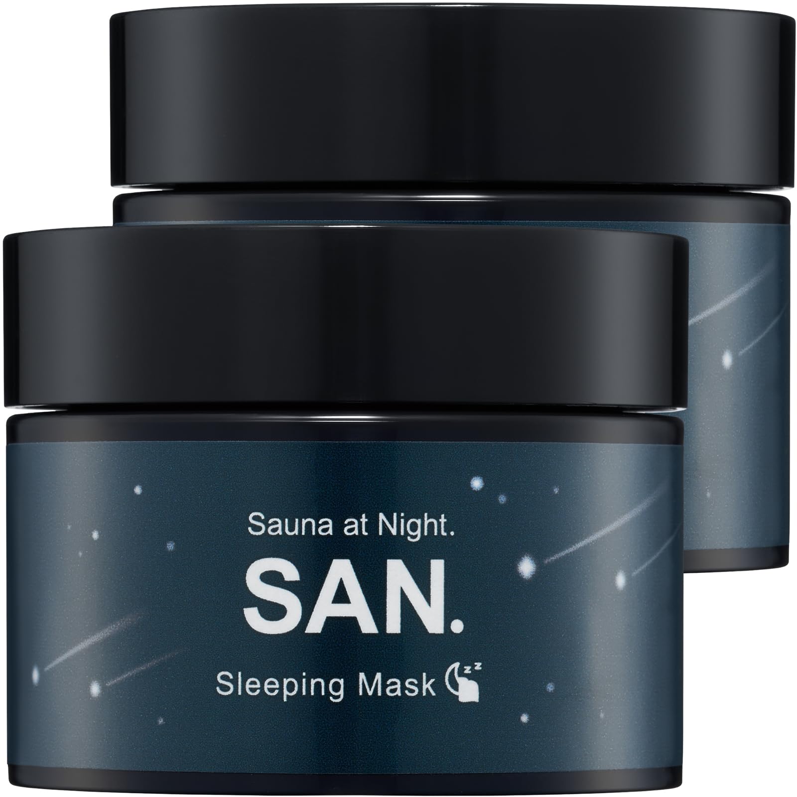 

SAN. Sun Night Cream Sleeping Mask 2-Pack (50g) Face Night Moisturizing Cream (NiacinamideHyaluronic AcidCICACeramide) Firming, Pore Care,