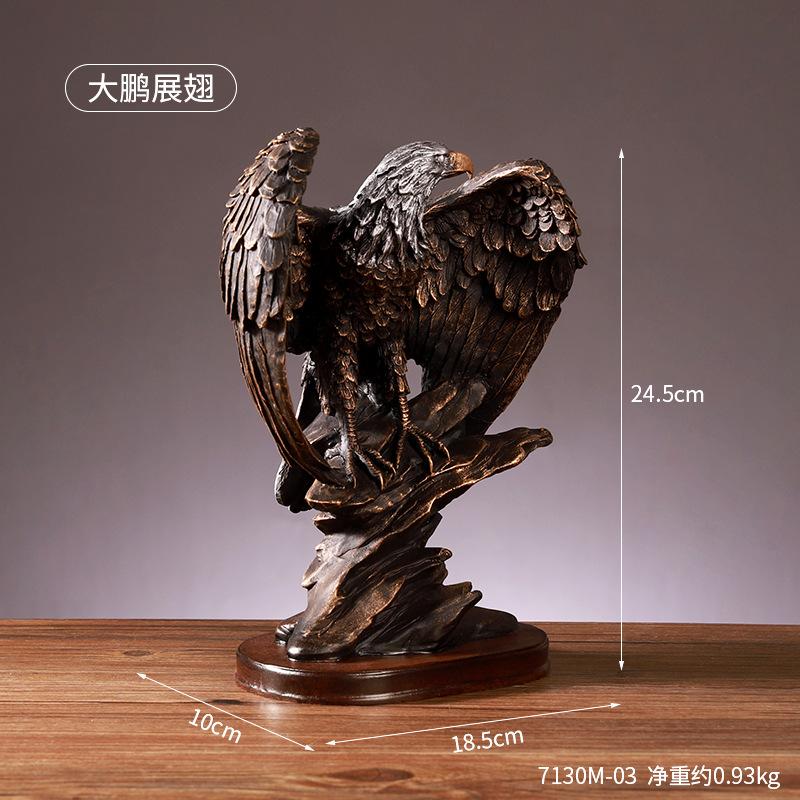 American Dapeng wings resin crafts home office decoration wine cabinet decoration opening gift