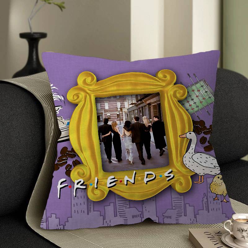 Classic F-Friends Series Tv Personalized Picture Text Home Decorative Pillows Household Gifts 45X45Cm