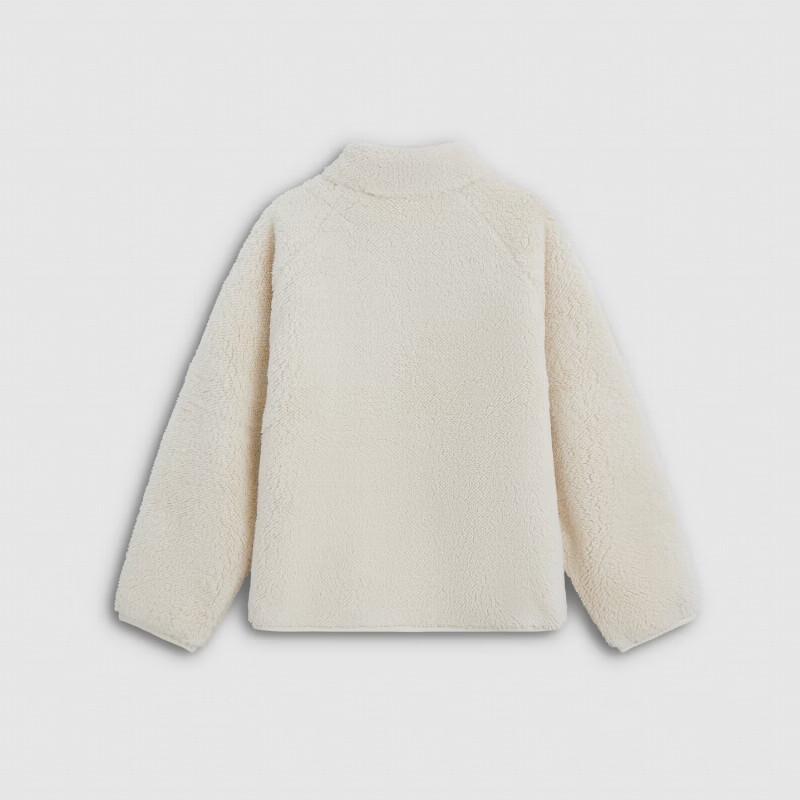 Gap Boys' Contrast Embroidered Fleece Lined Jacket