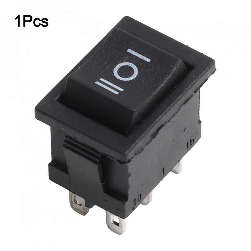 Effizient gestalteter KCD1 schwarzer Wippschalter geeignet für Bedienfelder