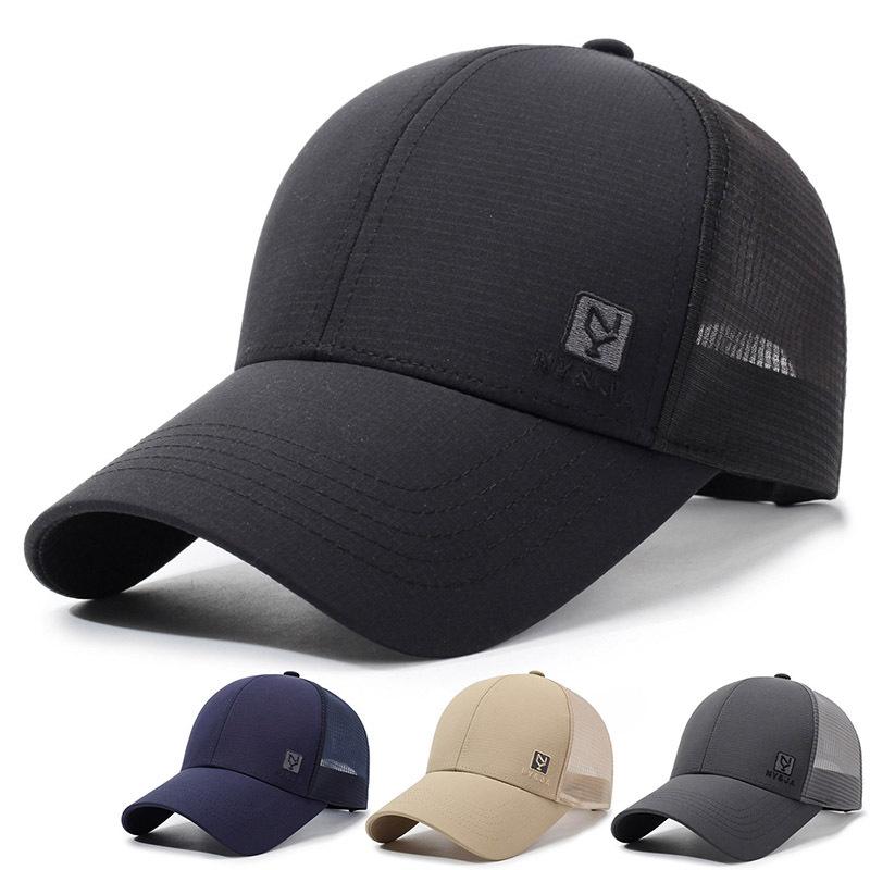 Frühling Sommer Netzkappe Herren Sonnenschutzkappe Outdoor Baseballkappe Atmungsaktive Sonnenkappe