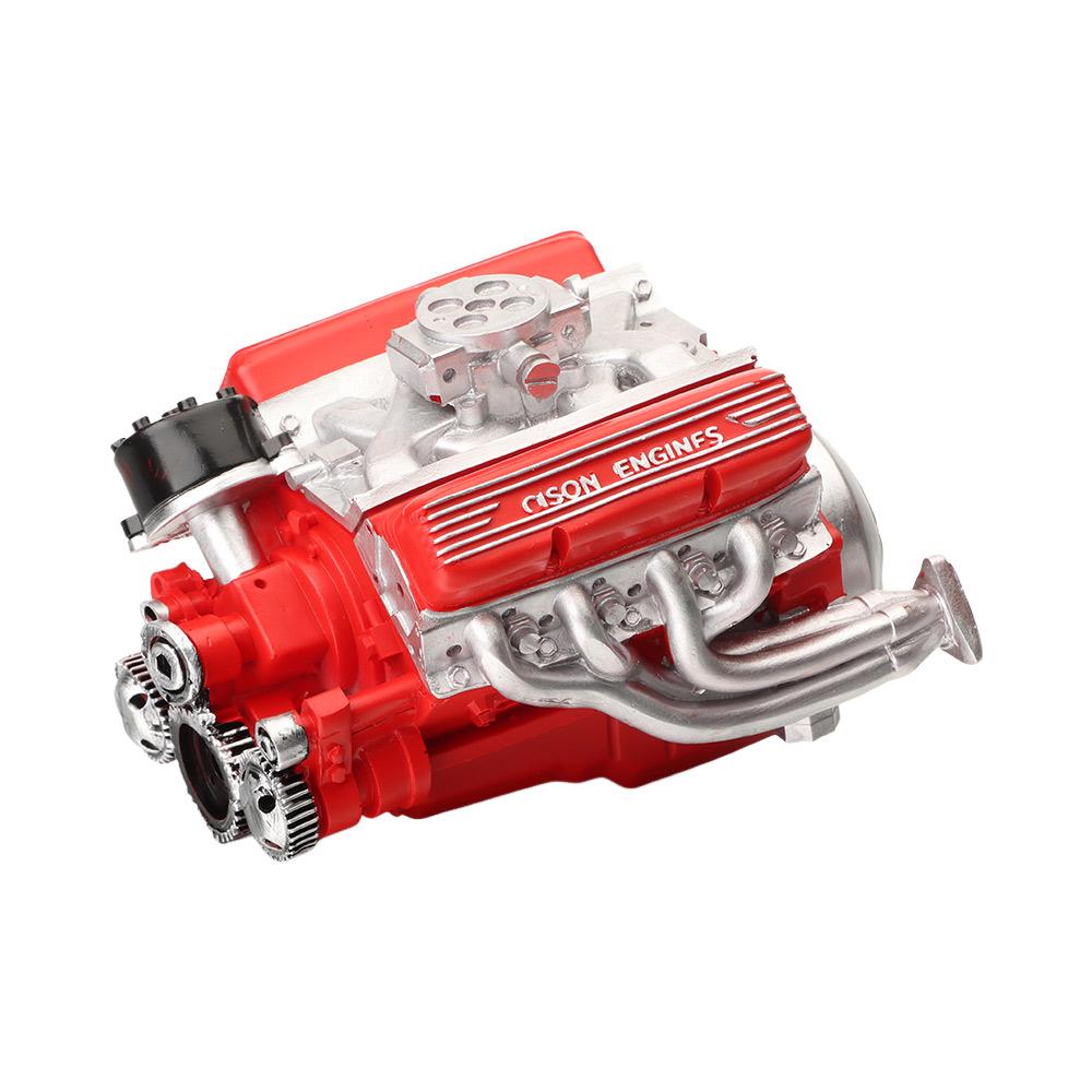 Simulación de Creatividad V8 Modelo de Motor Kit DIY Resina V8 Modelo de Motor de Coche Manualidades Decoración de Motor para Adultos Regalo