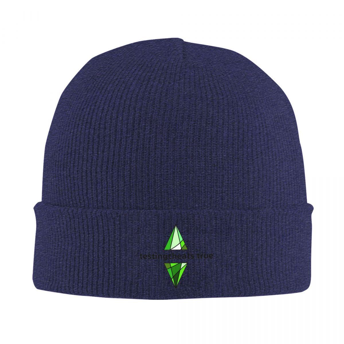 

The Sims 4 - Testingcheats True Plumbob Warm Knitted Cap Hip Hop Bonnet Hat Autumn Winter Outdoor Beanies Hats for Unisex Adult