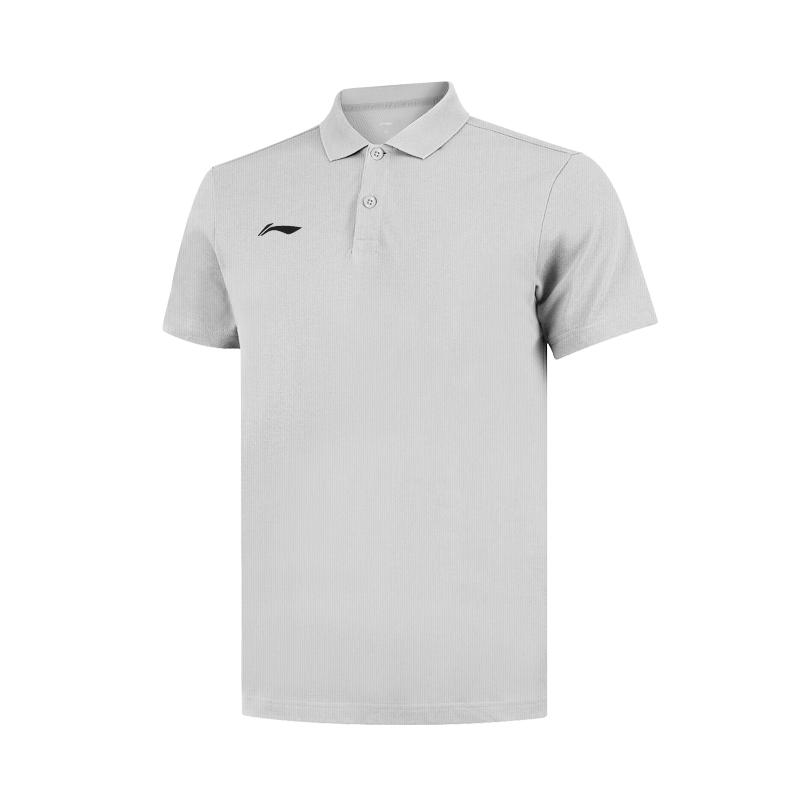 Li Ning Polo Shirts Men s Lapel Thin Straight Fit APLU919 S