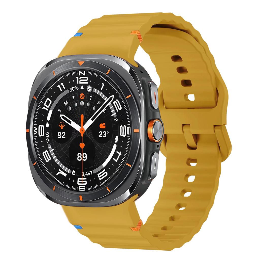 Original Silicone Band for Samsung Galaxy Watch Ultra Strap 7/6/6 Classic/5 Pro/4 47mm Bracelet 44mm/40mm/43mm/46mm Sport Band