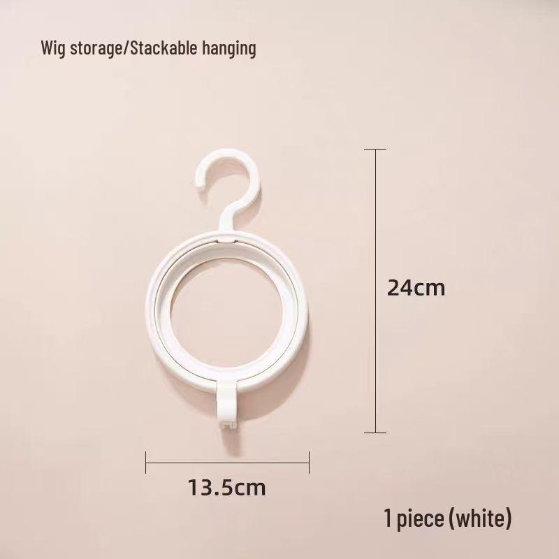 Настенная вешалка для хранения париков и шляп: Складная подставка и вешалка с крючками