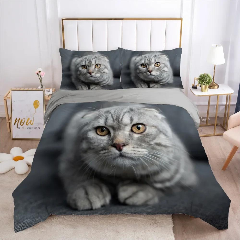 Cartone Animato Gioco Carino Aphmau con Ali Set Letto Ragazzi Ragazze Misura Singola Queen King Copripiumino Federa Letto ragazzi Adulti