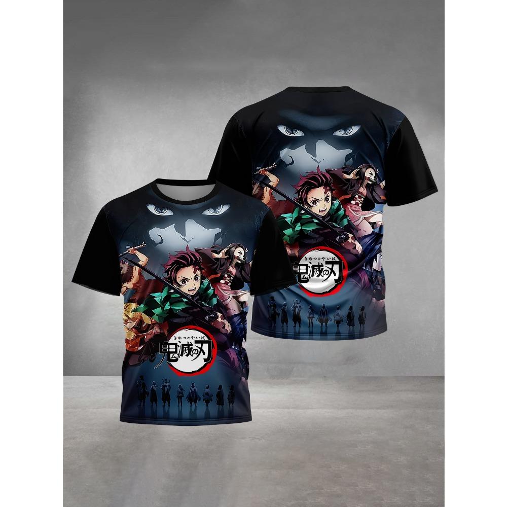 3D Print HOT Anime D-DemonS S-SlayerS Baby Clothing  Male Outdoor Clothes for Children Boy Girl Child T-Shirt Top